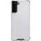 White Carbon Fiber Specialty Texture Material Galaxy S21 FE Clear Case